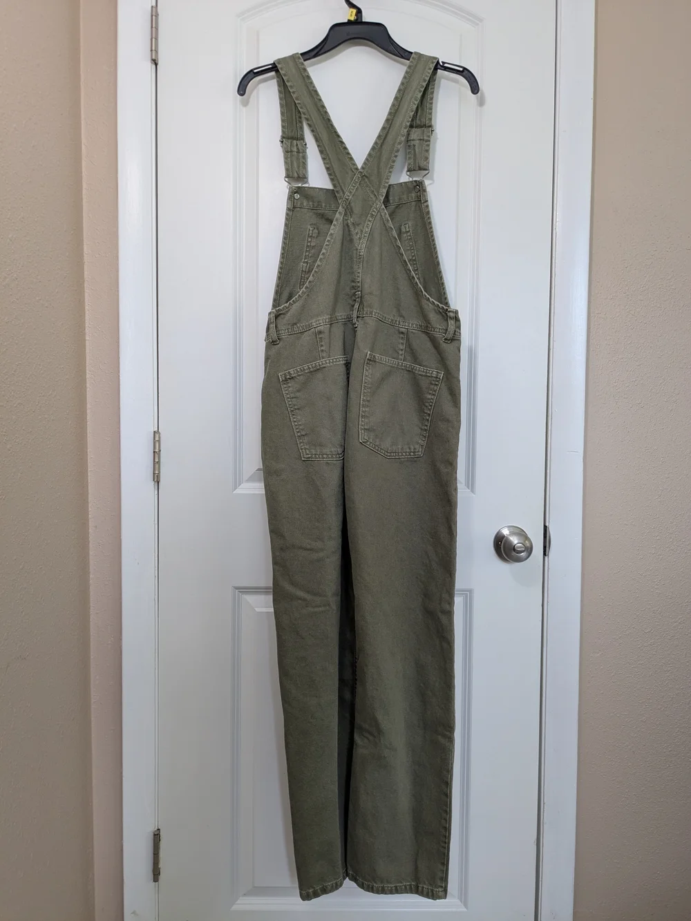 We The Free Military Green Ziggy Denim Overalls XS Great Used Condition - Picture 2 of 9